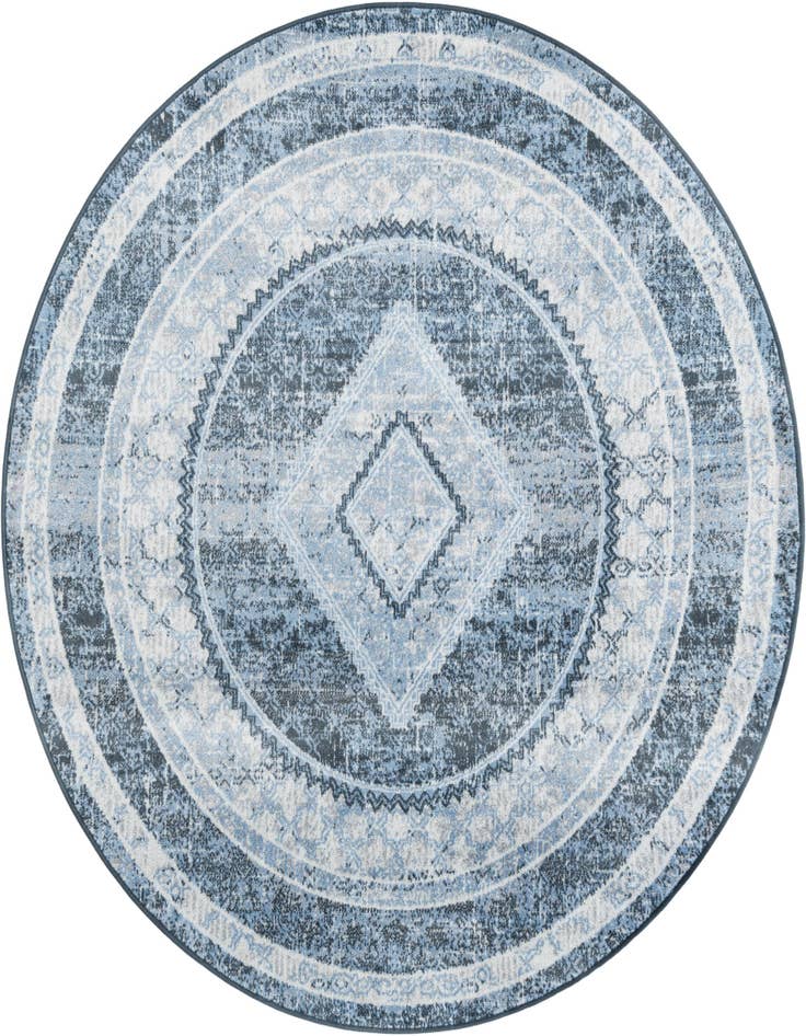 Detail image of 5' 3 x 5' 3 Kamala Washable Round Rug