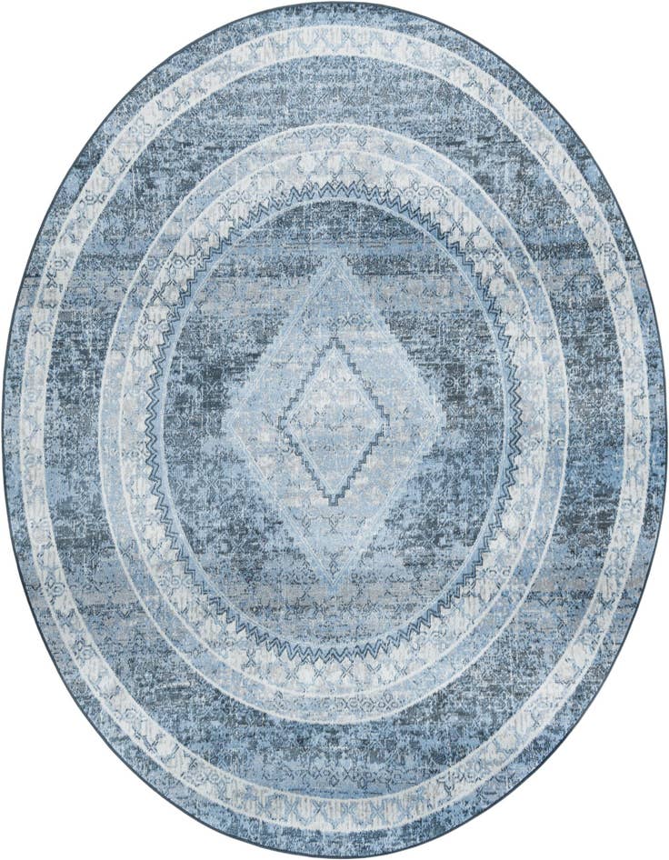 Detail image of 7' 10 x 7' 10 Kamala Washable Round Rug