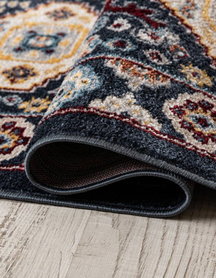 Detail image of 5' 3 x 5' 3 Kamala Washable Round Rug