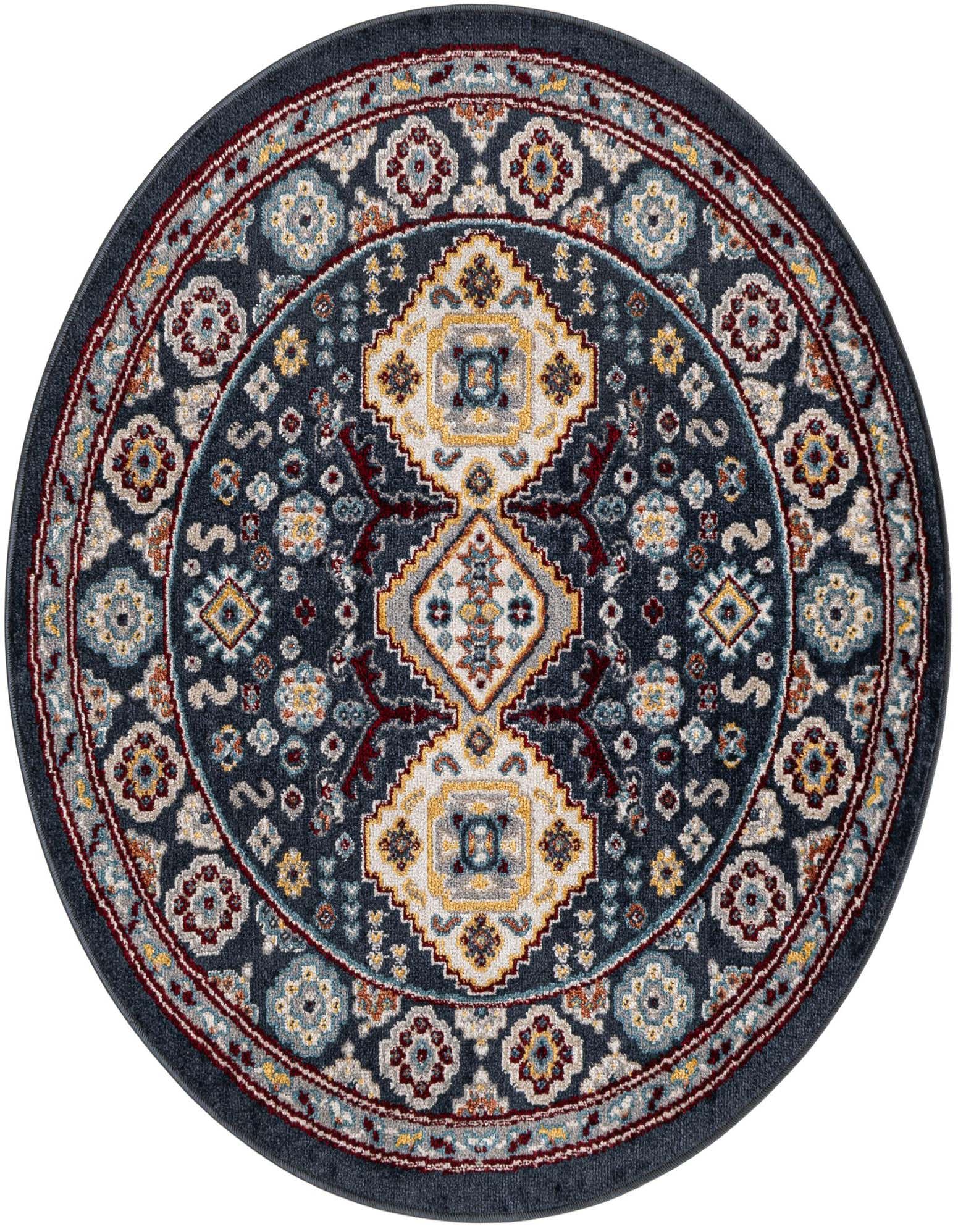 3' 3 x 3' 3 Kamala Washable Round Rug
