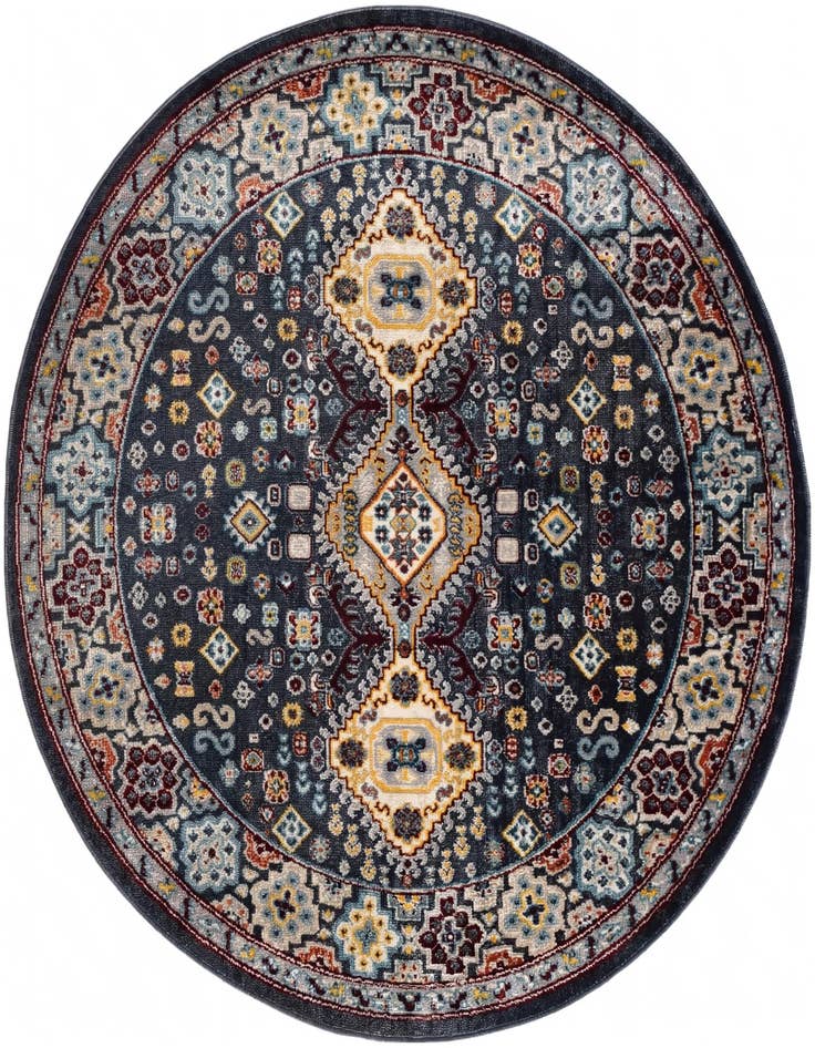 Detail image of 5' 3 x 5' 3 Kamala Washable Round Rug