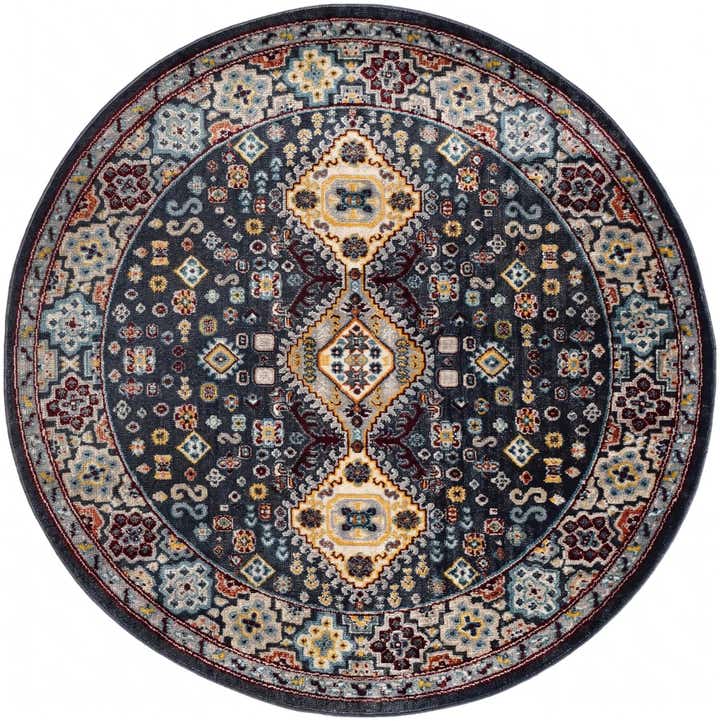 5' 3 x 5' 3 Kamala Washable Round Rug