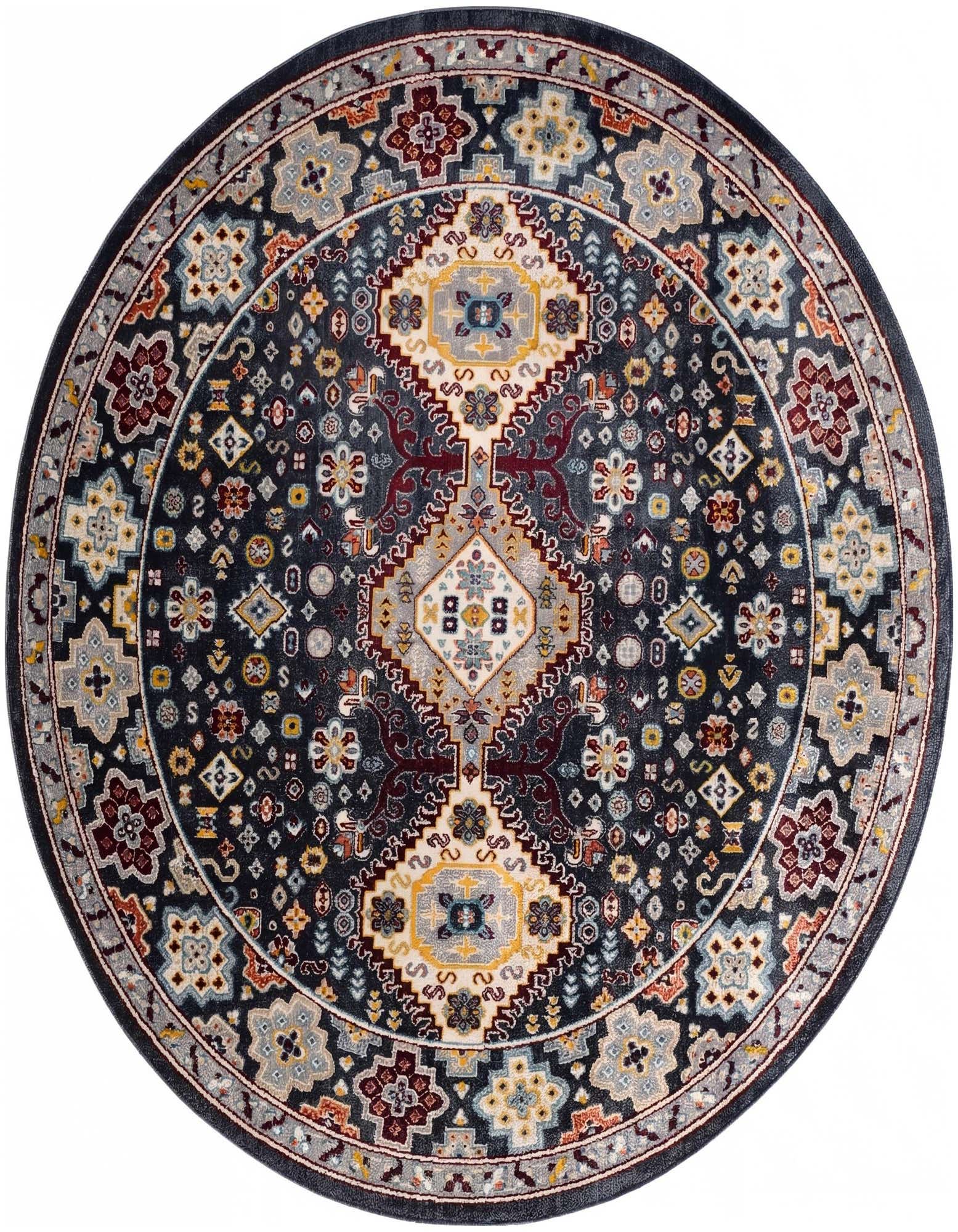 7' 10 x 7' 10 Kamala Washable Round Rug