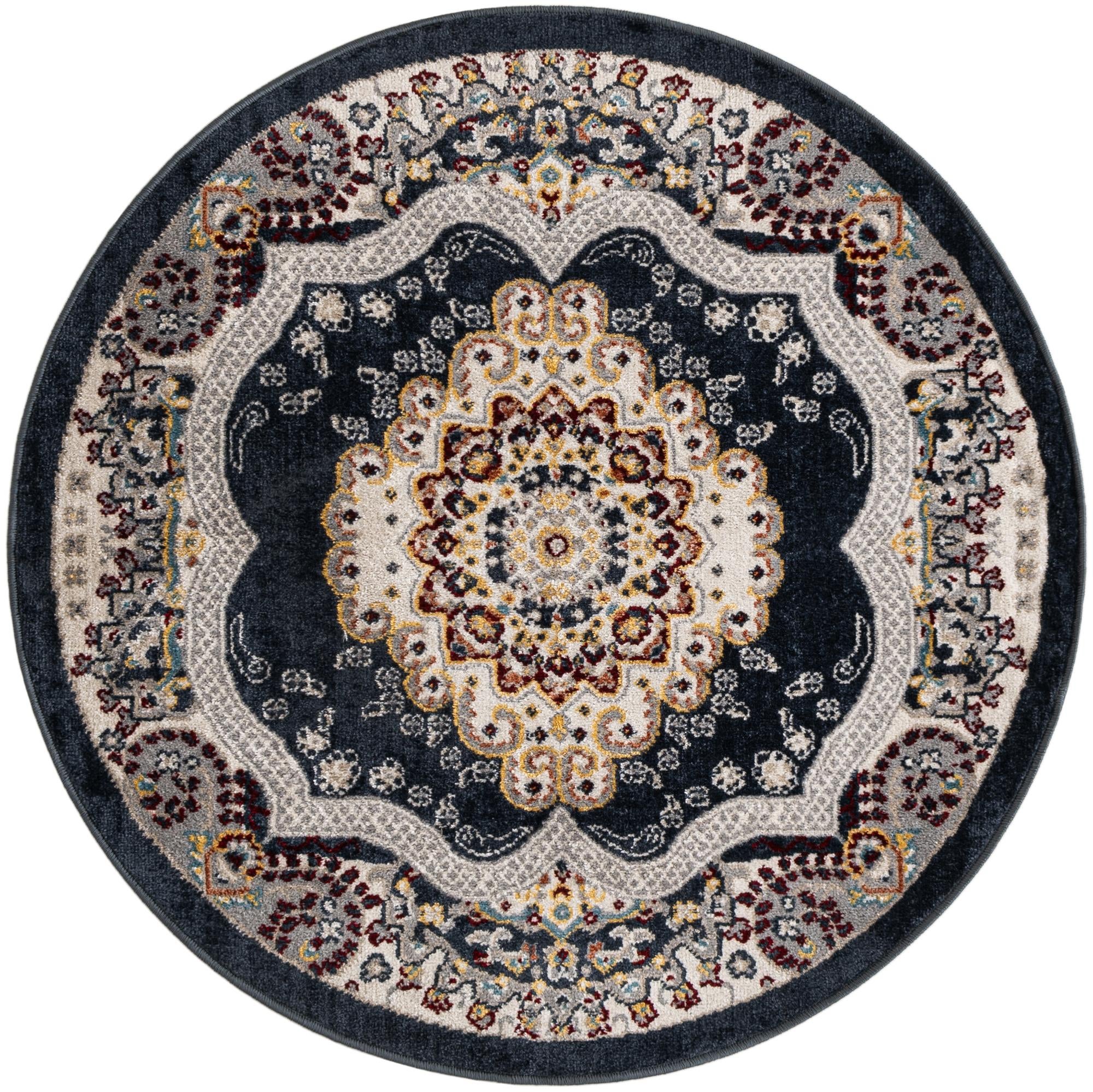 Primary image  3' 3 x 3' 3 Kamala Washable Round Rug