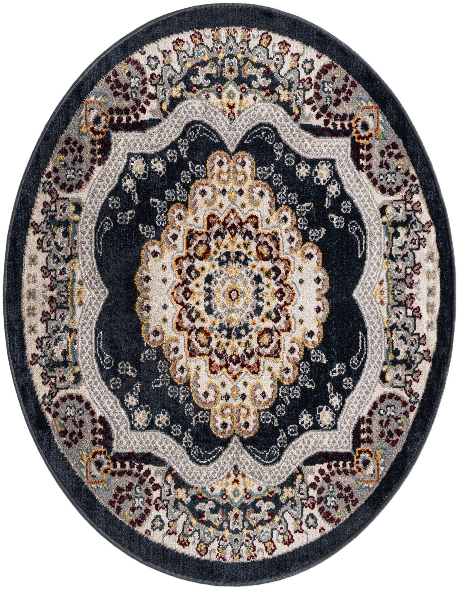 3' 3 x 3' 3 Kamala Washable Round Rug