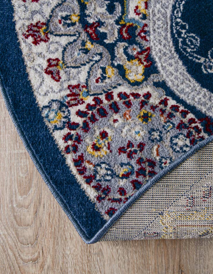 Detail image of 5' 3 x 5' 3 Kamala Washable Round Rug
