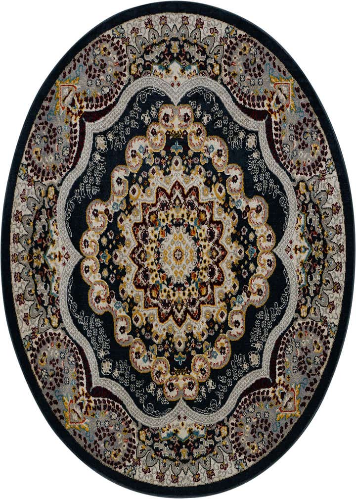 5' 3 x 5' 3 Kamala Washable Round Rug