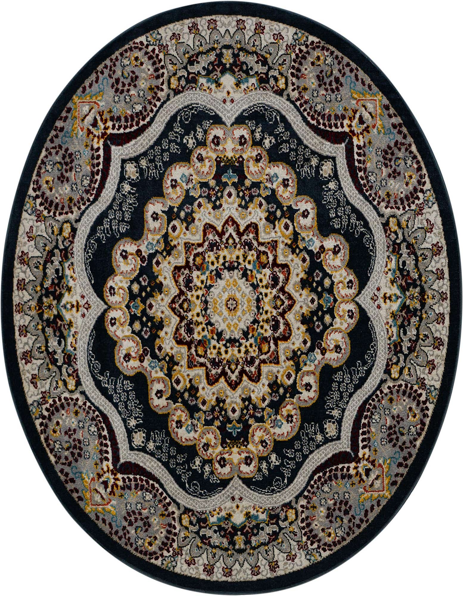 5' 3 x 5' 3 Kamala Washable Round Rug