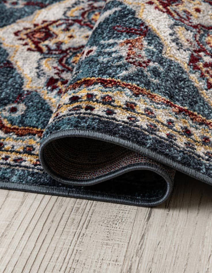 Detail image of 7' 10 x 7' 10 Kamala Washable Round Rug