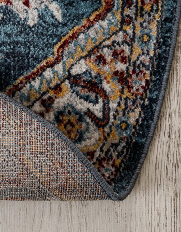 Detail image of 7' 10 x 7' 10 Kamala Washable Round Rug