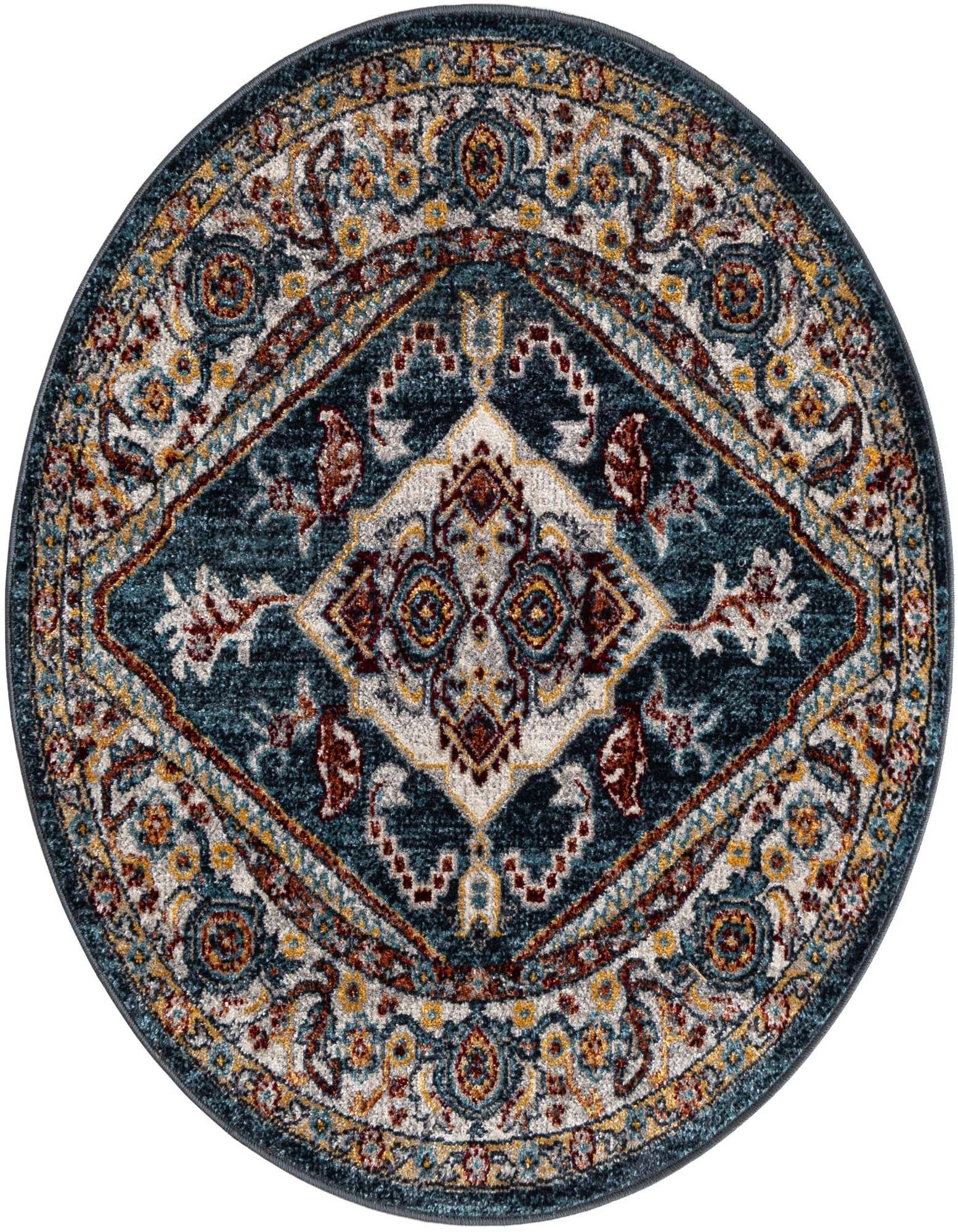 3' 3 x 3' 3 Kamala Washable Round Rug