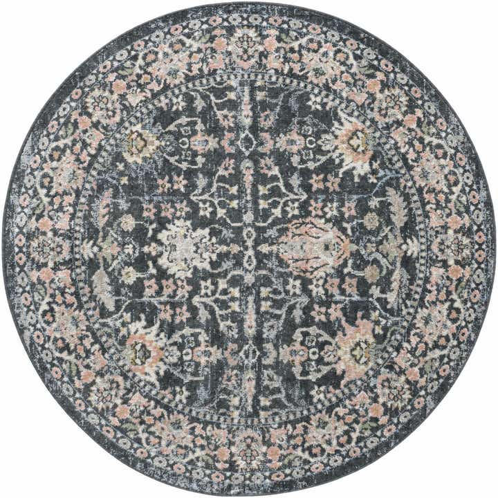 5' 3 x 5' 3 Kamala Washable Round Rug