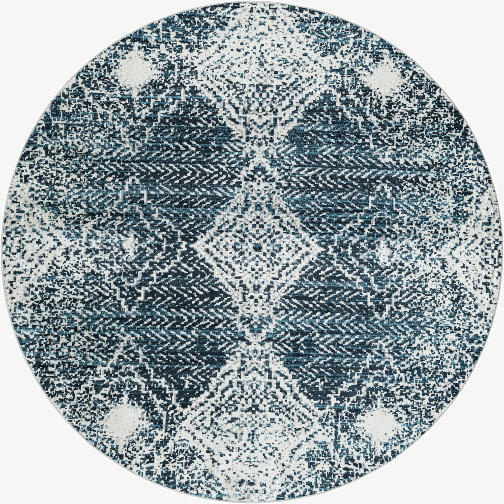 7' 10 x 7' 10 Kamala Washable Round Rug