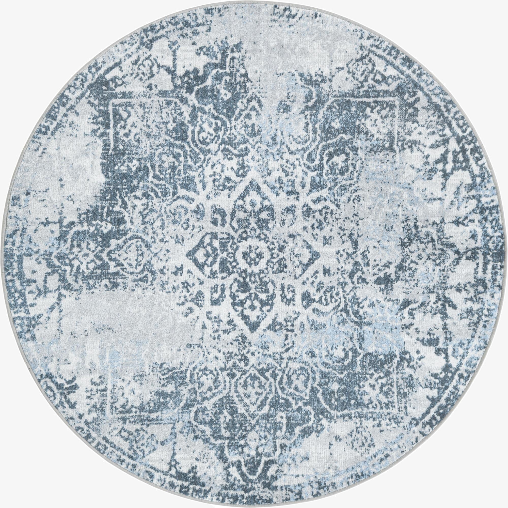 5' 3 x 5' 3 Kamala Washable Round Rug