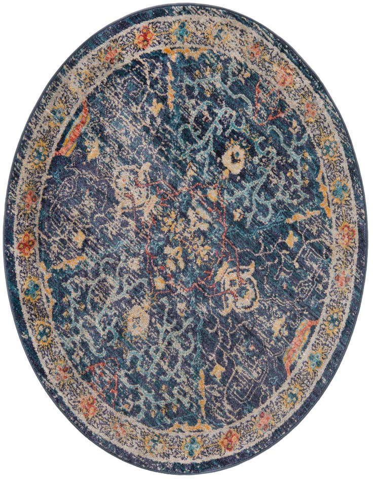 Detail image of 4' x 4' Lola Round Rug