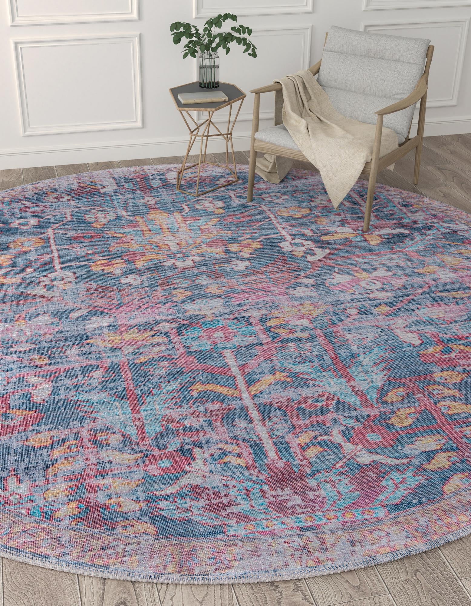 5' 3 x 5' 3 Maahru Round Rug