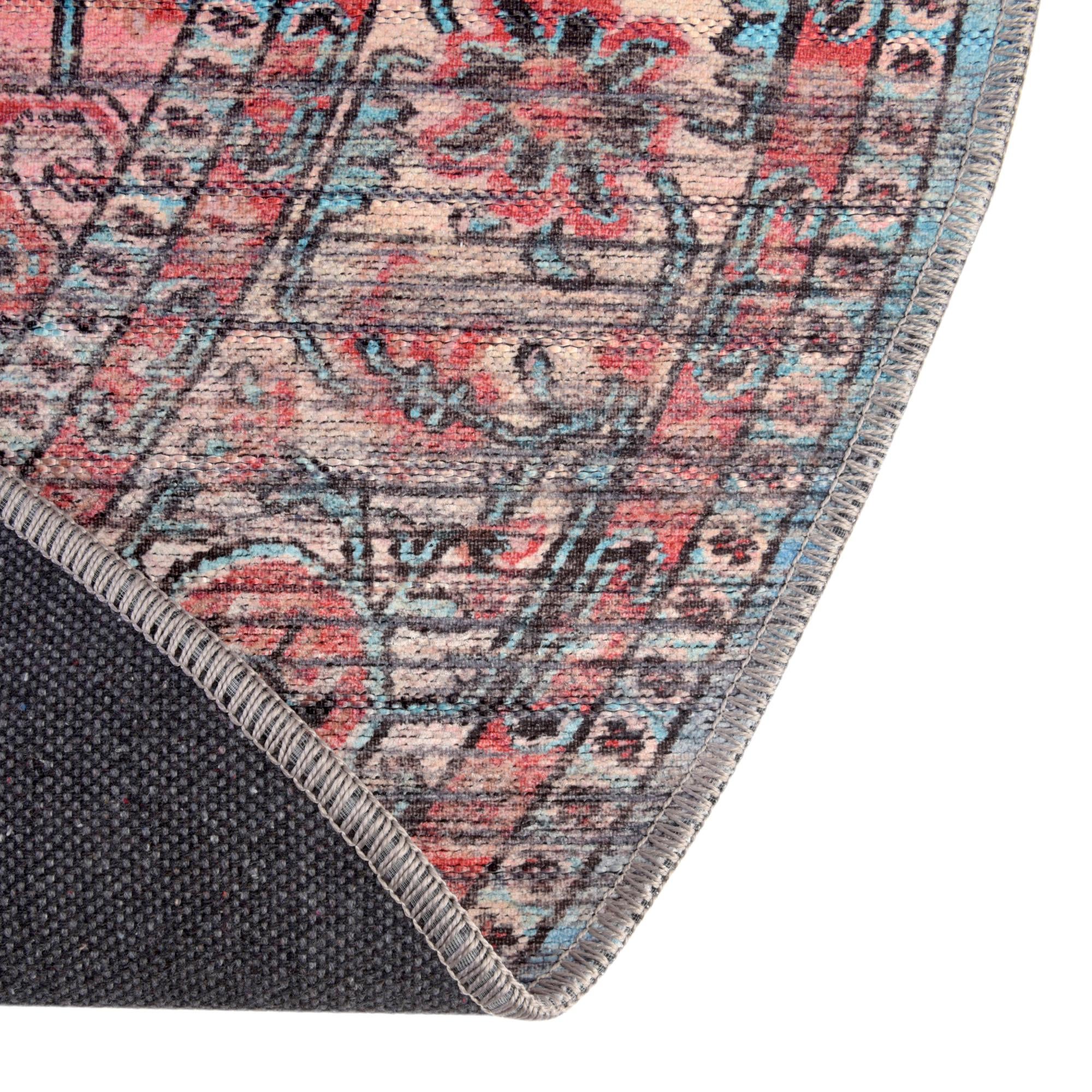 10' 6 x 10' 6 Washable Maahru Round Rug