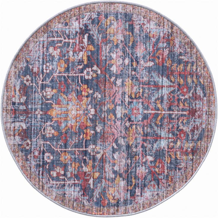 Detailansicht von 125cm x 125cm Maahru Rund Teppich