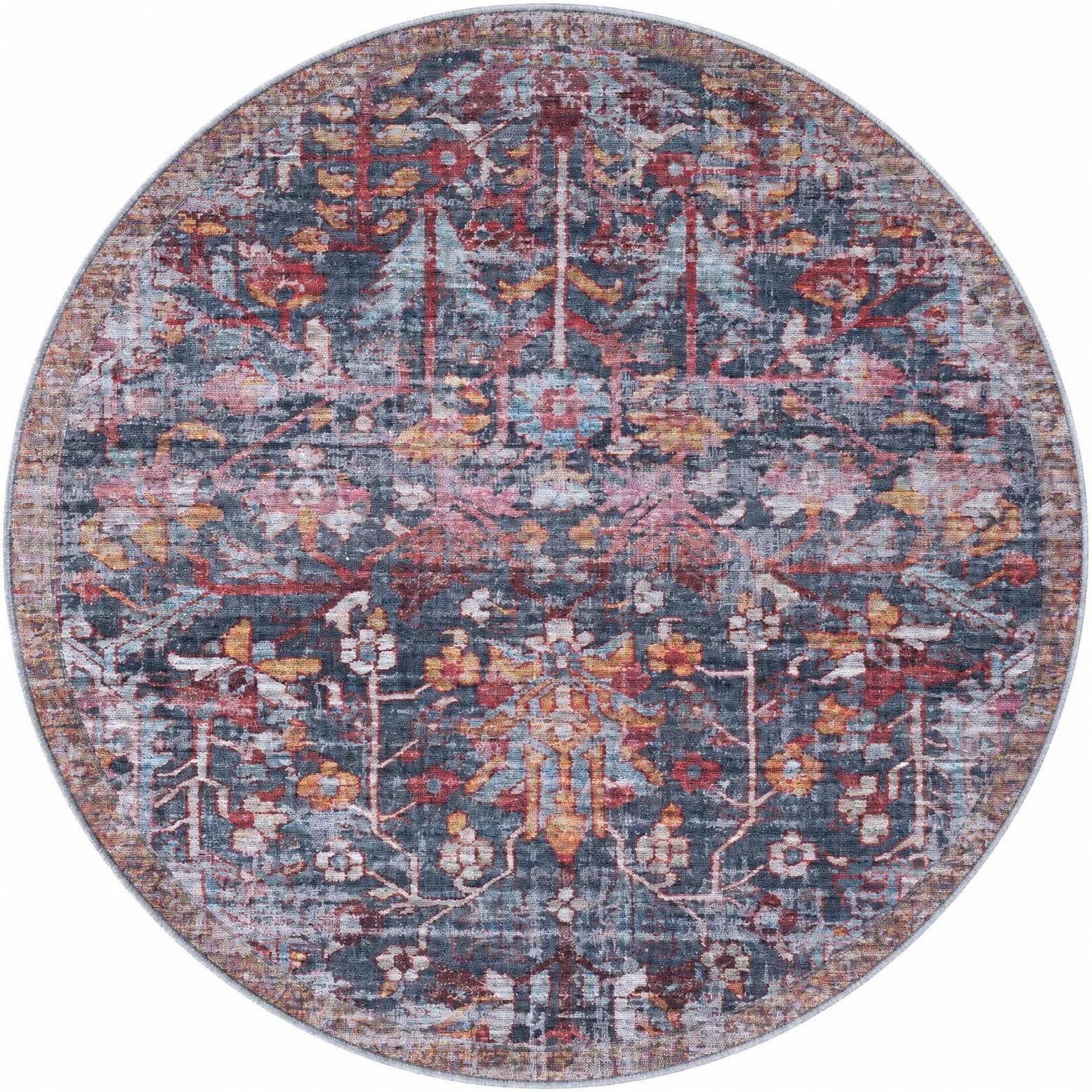 160cm x 160cm Maahru Rund Teppich