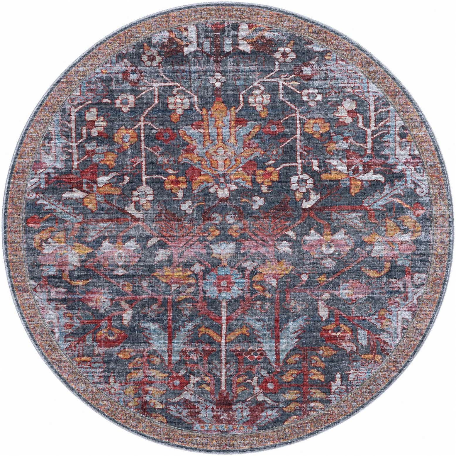 240cm x 240cm Maahru Alfombra redondo