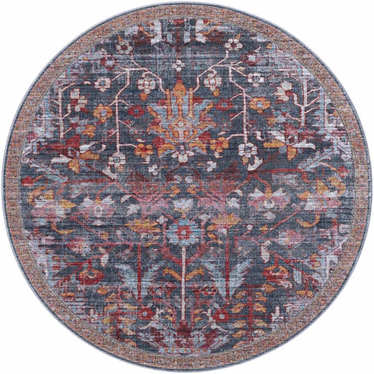 Detailansicht von 240cm x 240cm Maahru Rund Teppich
