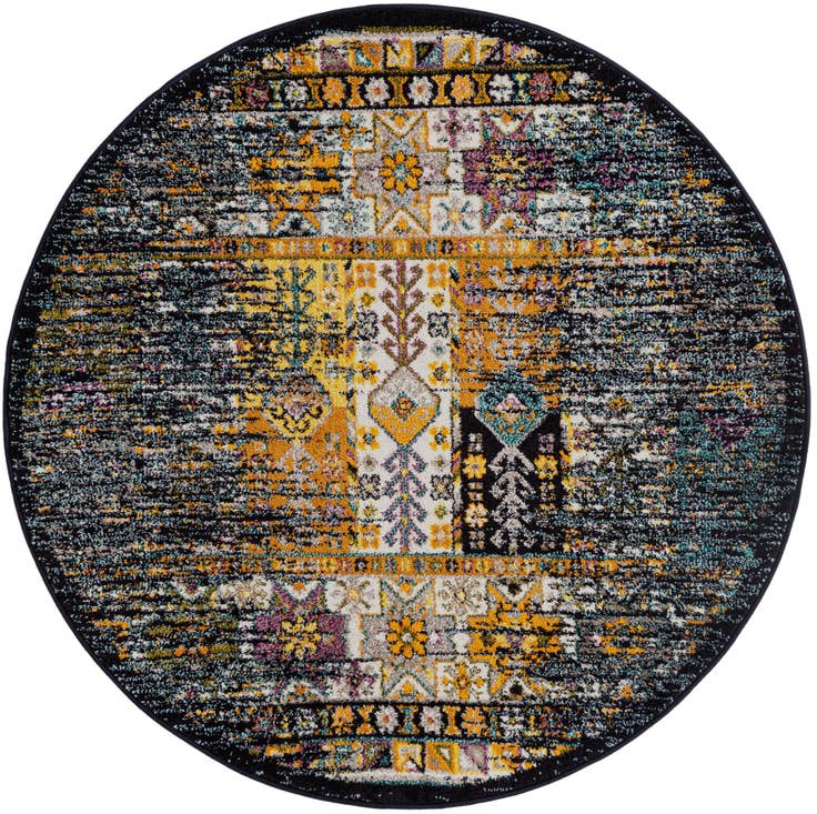 Detail image of 5' 3 x 5' 3 Madeline Round Rug