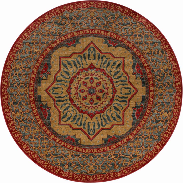 Detail image of 245cm x 245cm Mamluk Alfombra redondo