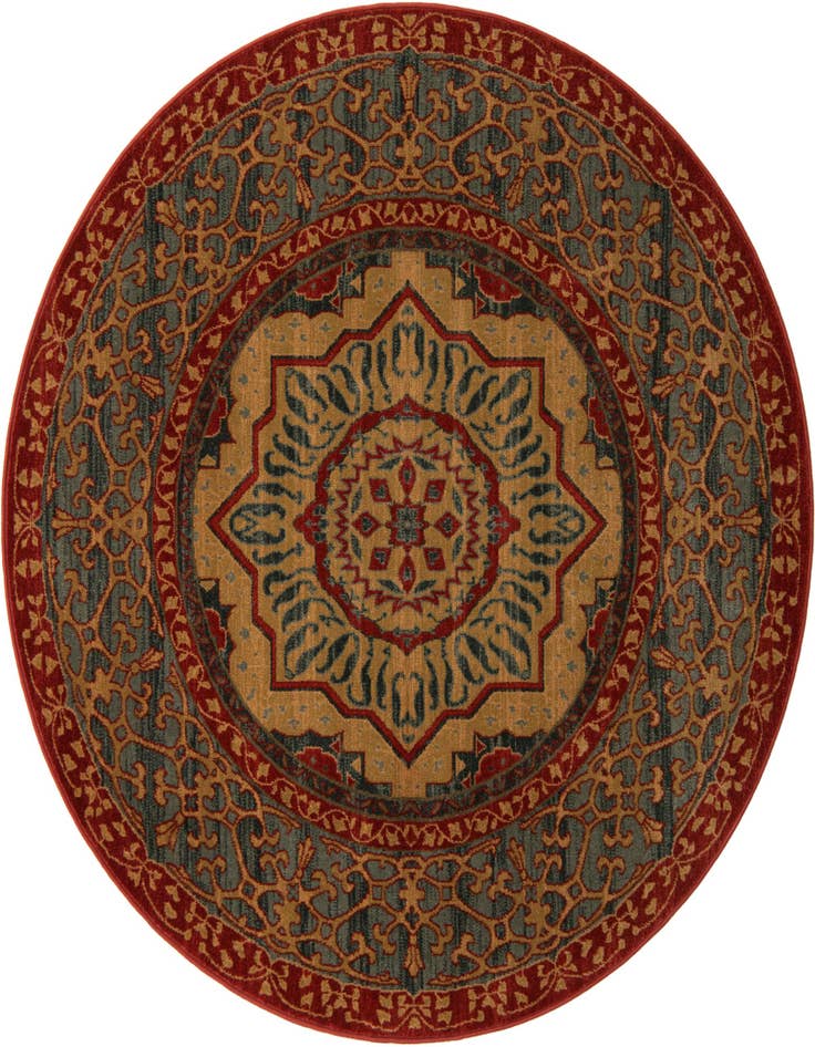 Detail image of 6' x 6' Mamluk Round Rug