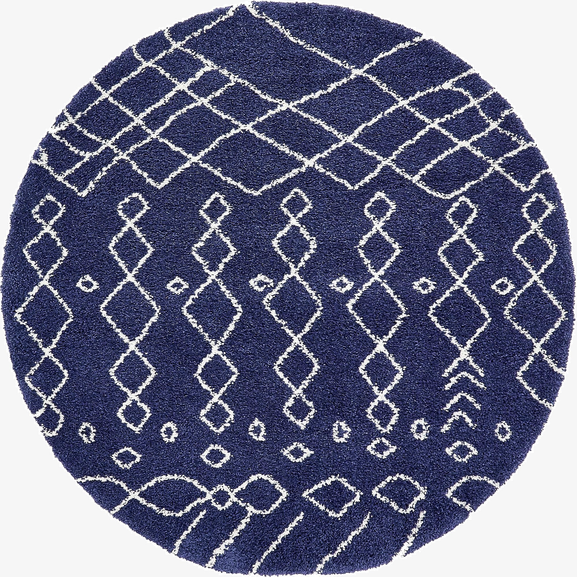 8' x 8' Marrakesh Shag Round Rug
