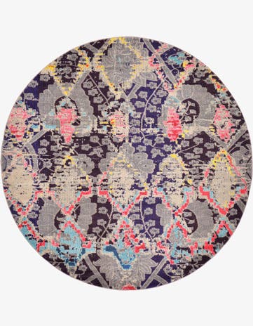 8' x 8' Washable Mesa Round Rug