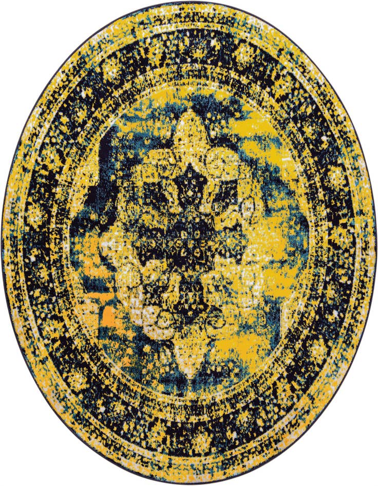 Detail image of 7' x 7' Monaco Round Rug