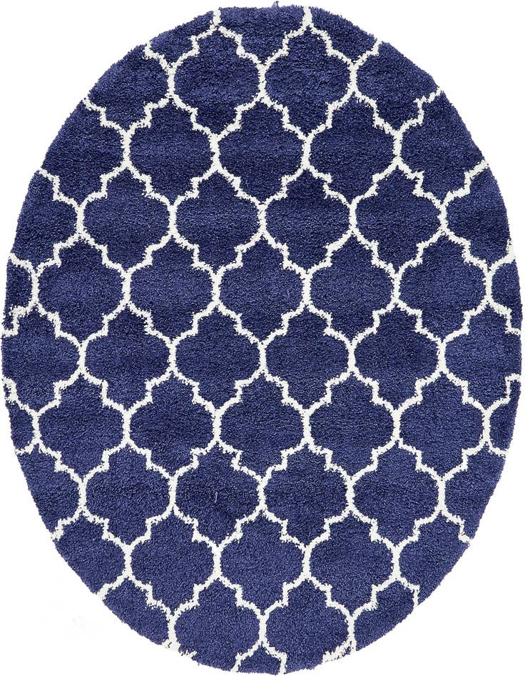 Detail image of 8' x 8' Moroccan Shag Round Rug