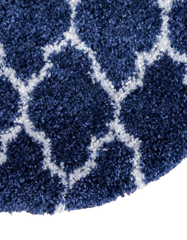 Detail image of 8' x 8' Moroccan Shag Round Rug