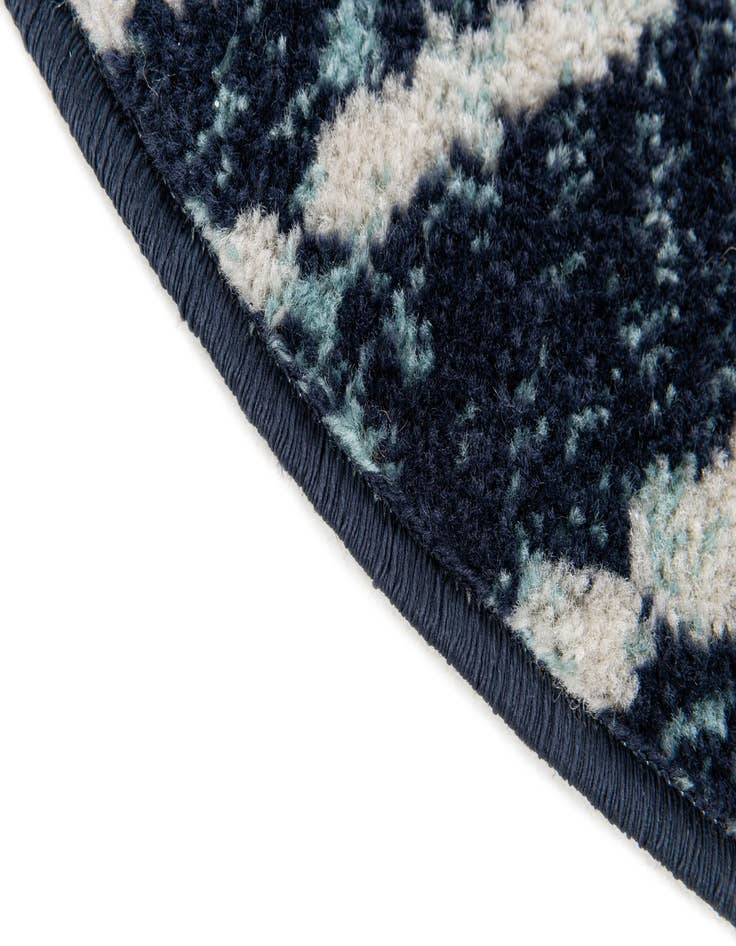 Detail image of 3' x 3' Moroccan Trellis Round Rug