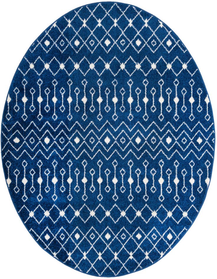Detail image of 7' 10 x 7' 10 Moroccan Trellis Round Rug