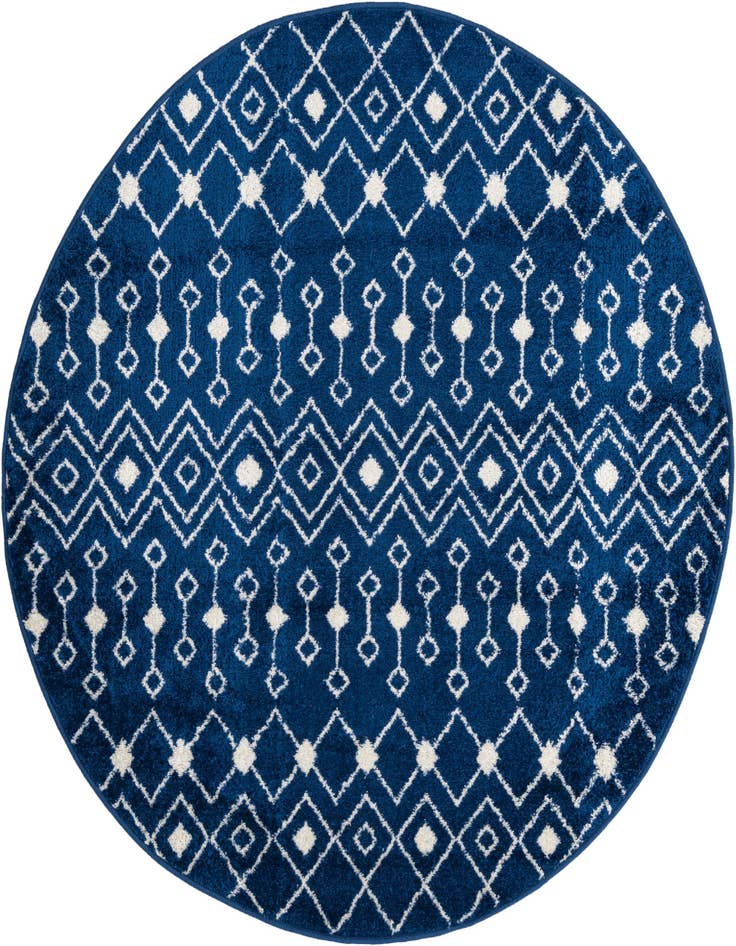 Detail image of 5' 3 x 5' 3 Moroccan Trellis Round Rug