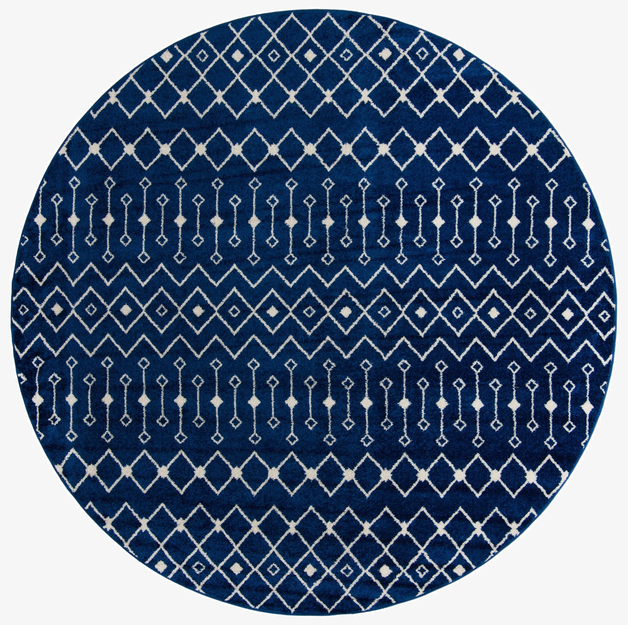 Primary image 10' x 10' Moroccan Trellis Round Rug