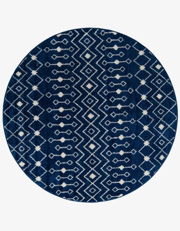 6' x 6' Moroccan Trellis Round Rug