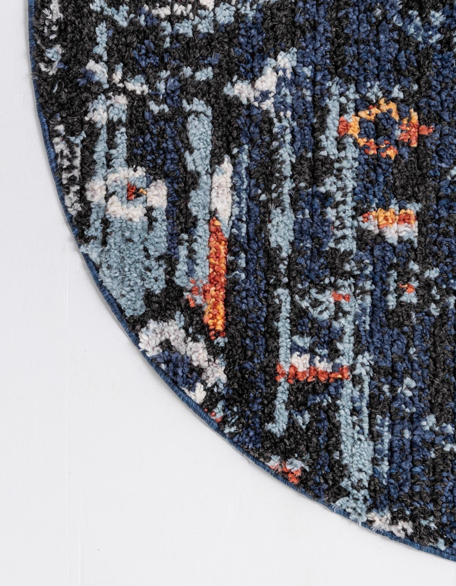 4' x 4' Morocco Round Rug