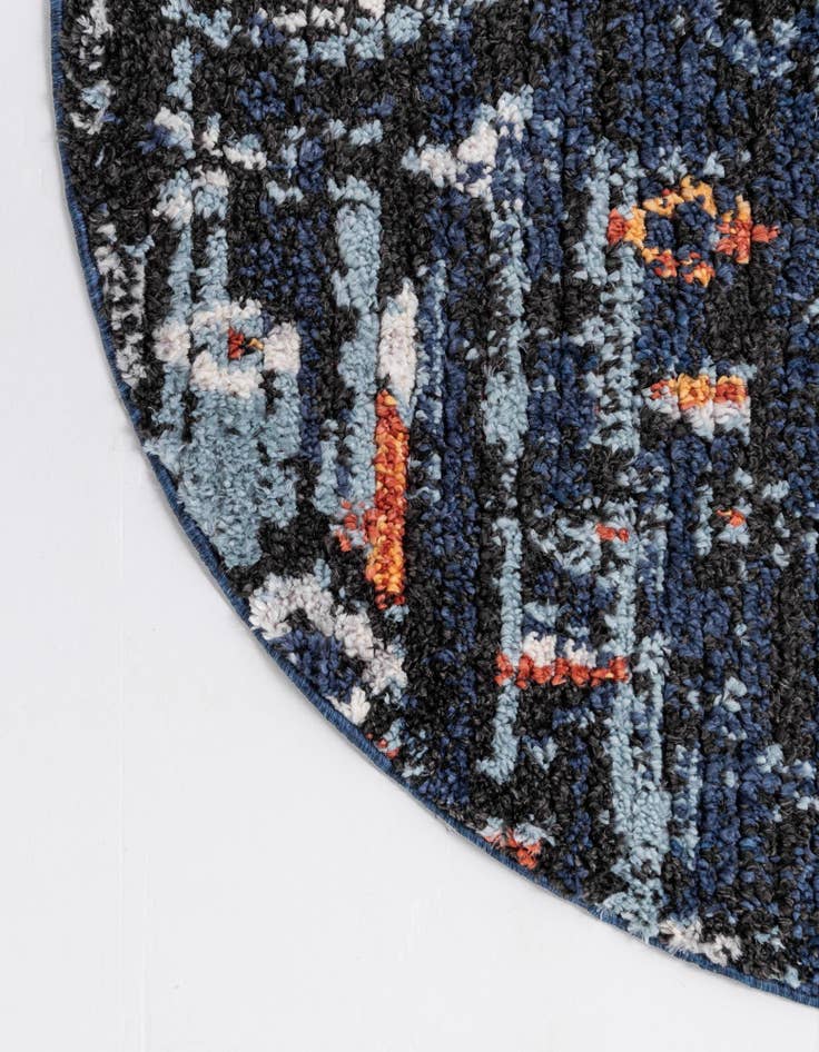 Detail image of 4' x 4' Morocco Round Rug