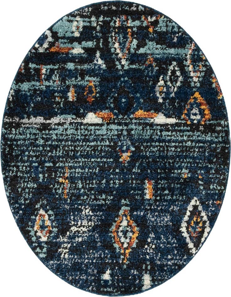Detail image of 4' x 4' Morocco Round Rug