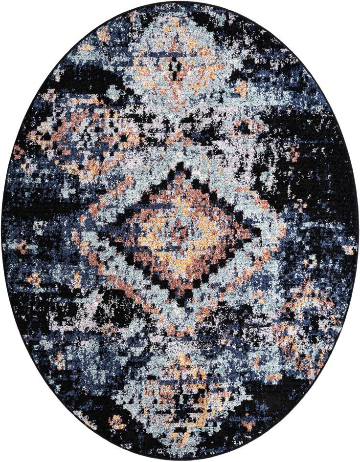 Detail image of 7' x 7' Morocco Round Rug