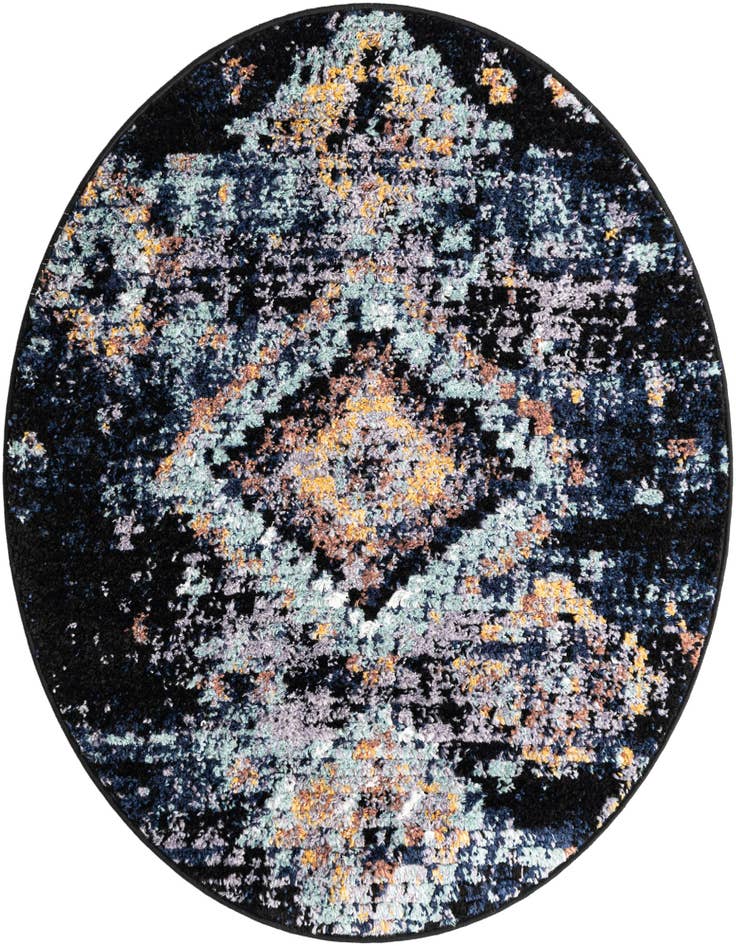 Detail image of 4' x 4' Morocco Round Rug