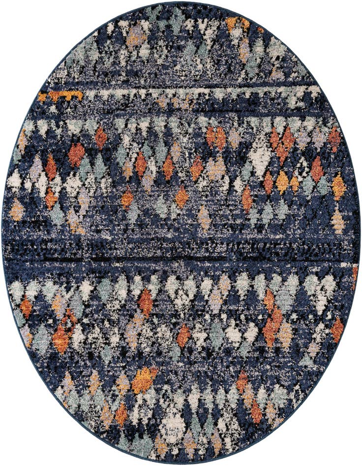 Detail image of 7' x 7' Morocco Round Rug