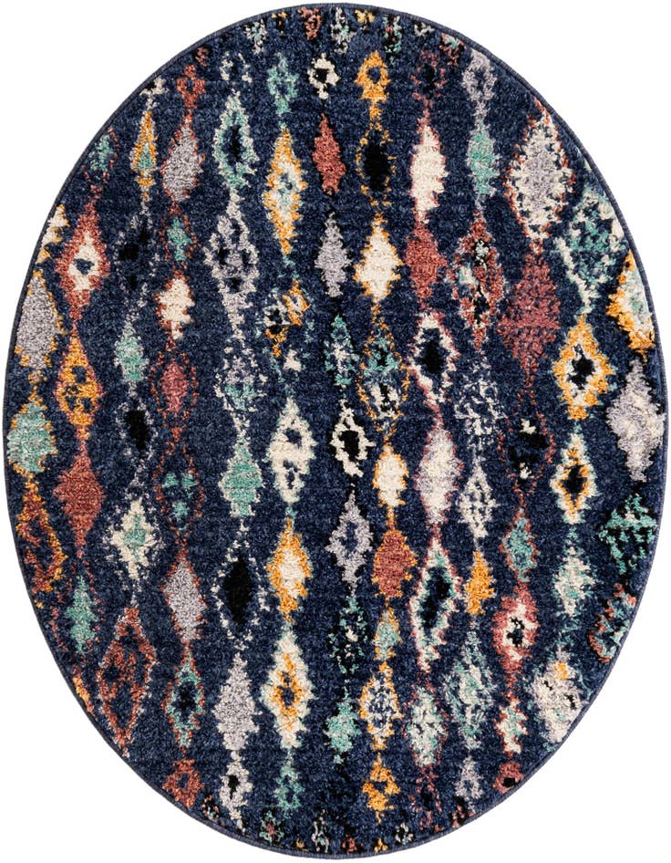 Detail image of 4' x 4' Morocco Round Rug