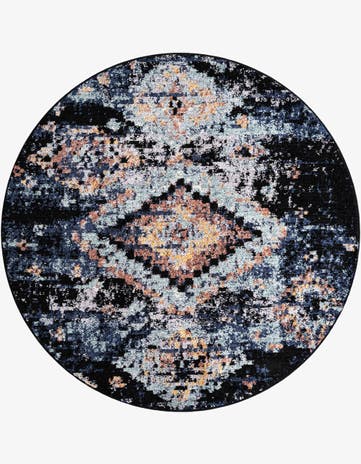 7' x 7' Morocco Round Rug