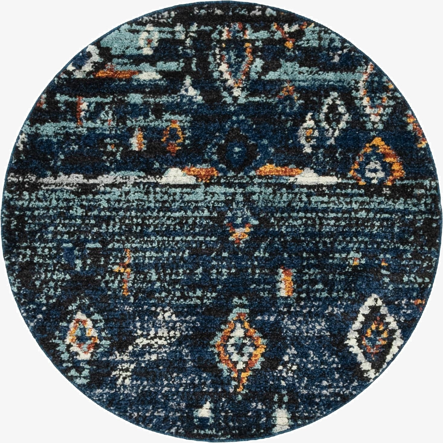 4' x 4' Morocco Round Rug