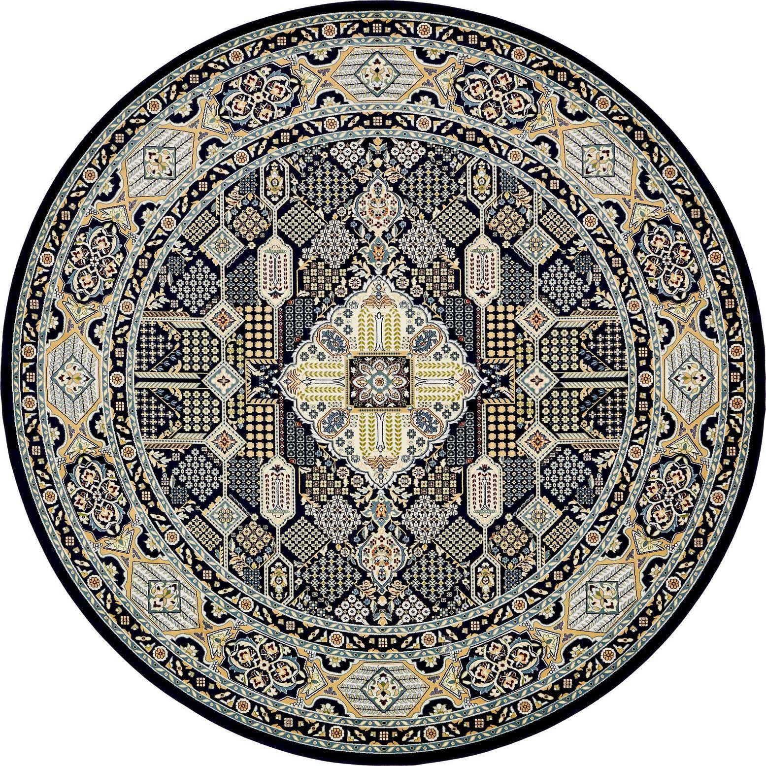 10' x 10' Nain Design Round Rug