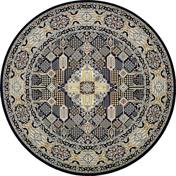 10' x 10' Nain Design Round Rug
