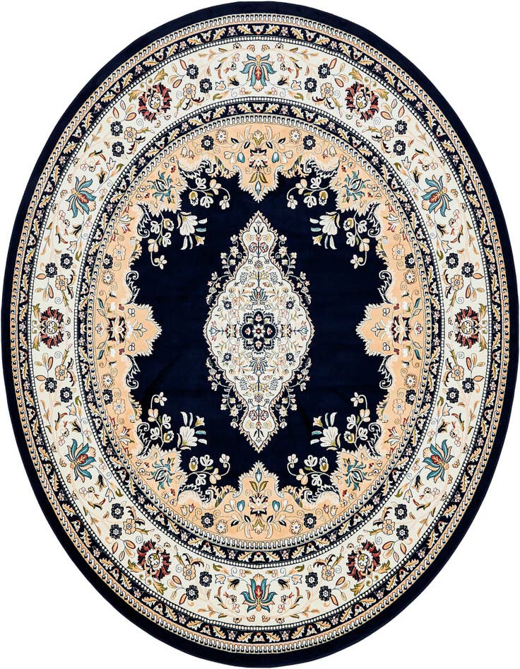 Detail image of 10' x 10' Nain Design Round Rug
